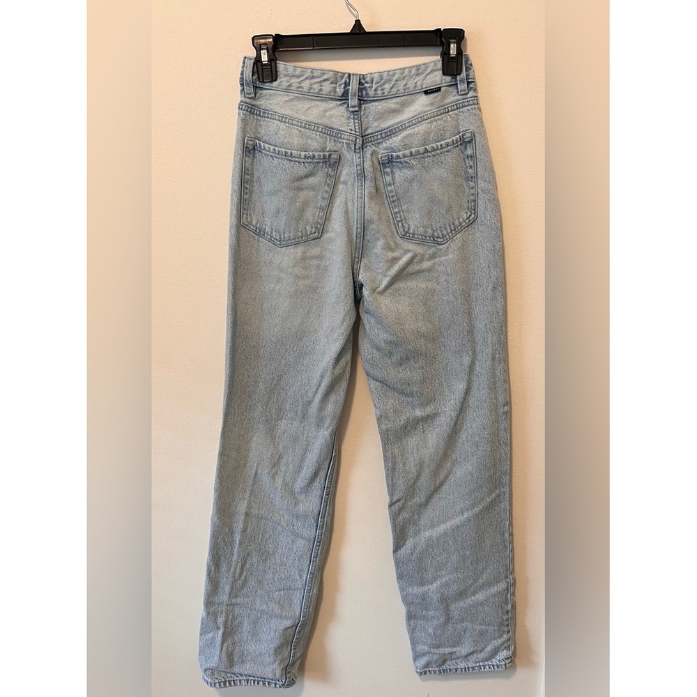 PacSun Light Wash Ripped Straight Jeans - Picture 7 of 16